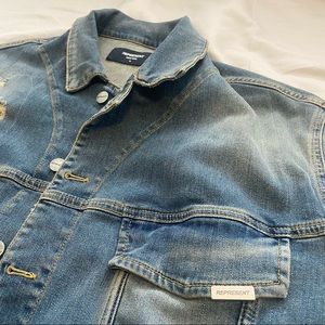 Men’s Denim Represent Clo. Underwork Jacket Size Medium